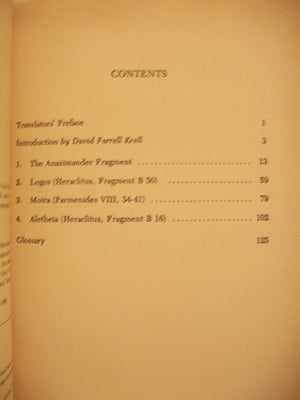 Early Greek Thinking (English and German Edition)
