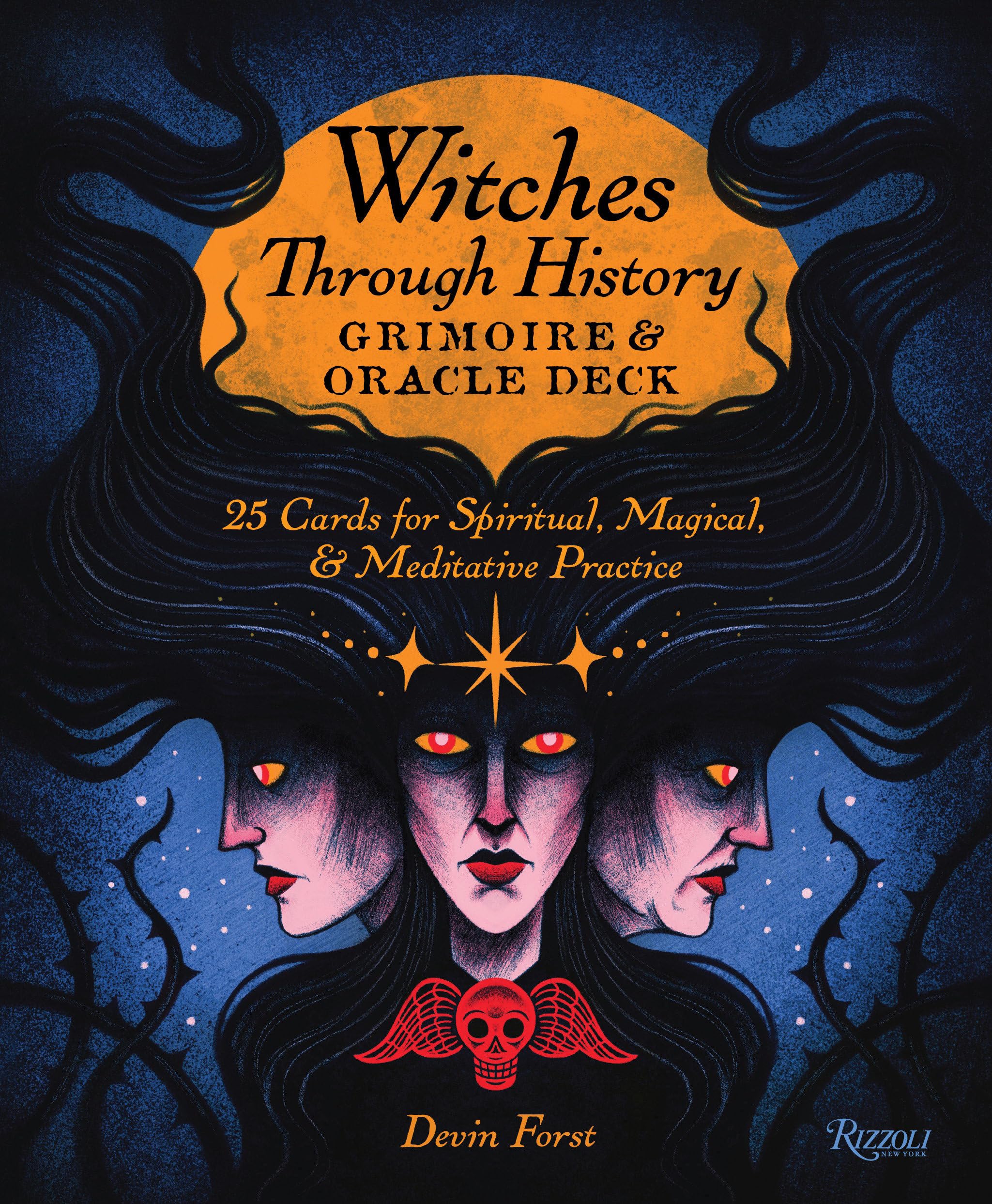 Witches Through History: Grimoire And Oracle Deck: 25 Cards For Spiritual, Magical & Meditative Practice,New