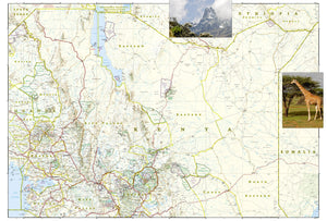 Kenya Map (National Geographic Adventure Map, 3205),Used