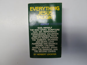 Everything Jesus Taught,Used