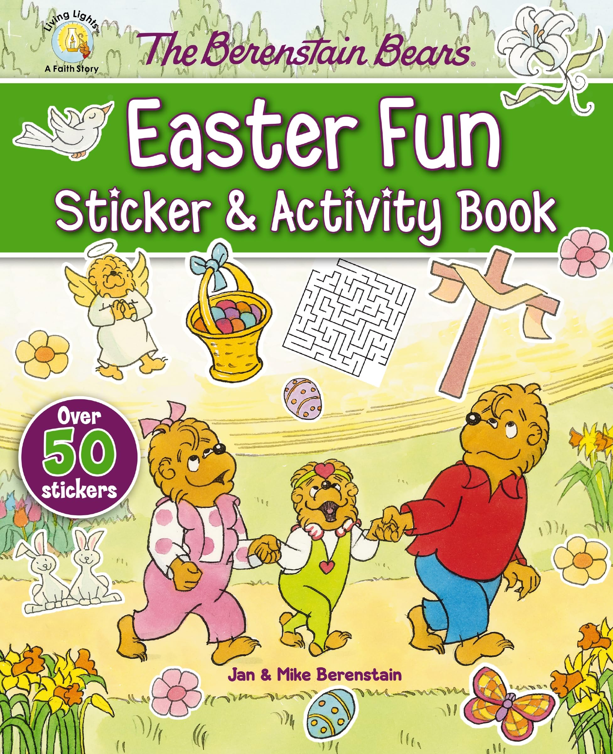 The Berenstain Bears Easter Fun Sticker and Activity Book: An Easter and Springtime Book for Kids (Berenstain Bears/Living Light,Used
