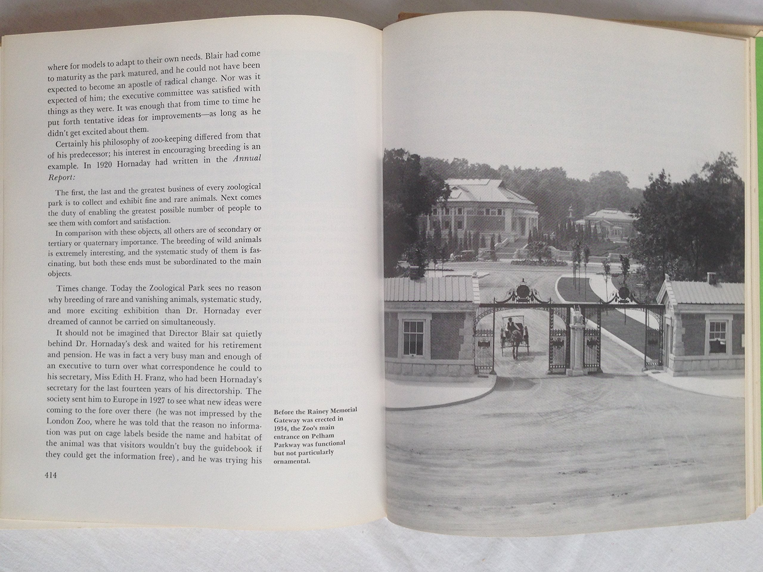 Gathering Of Animals;: An Unconventional History Of The New York Zoological Society,Used