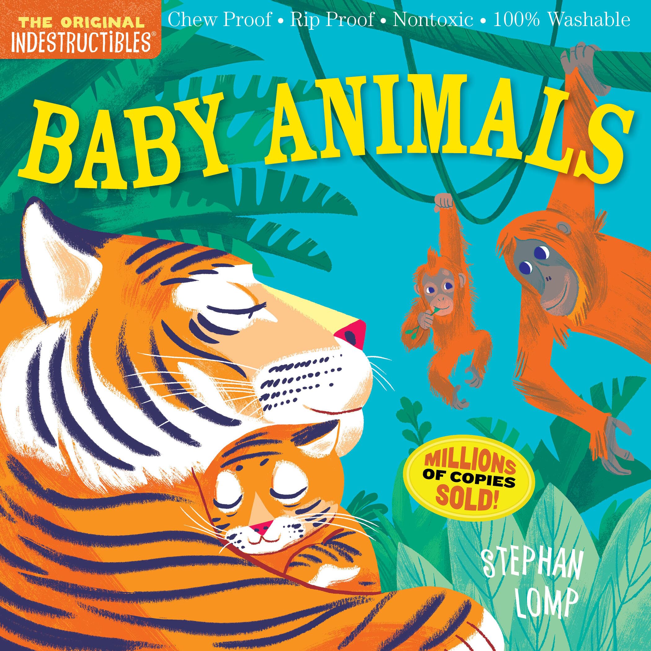 Indestructibles: Baby Animals: Chew Proof ? Rip Proof ? Nontoxic ? 100% Washable (Book for Babies, Newborn Books, Safe to Chew),Used