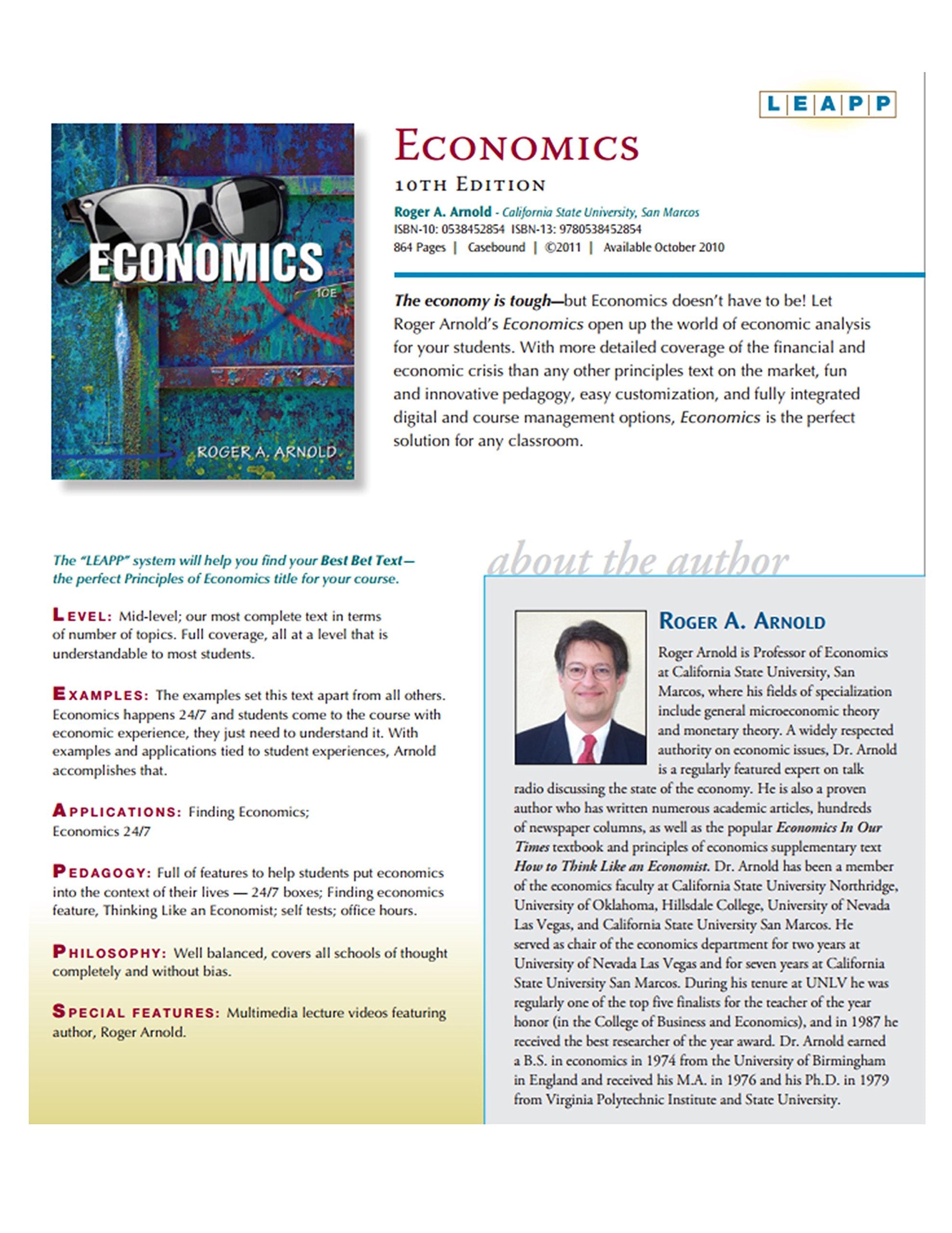 Economics (Available Titles CourseMate),Used