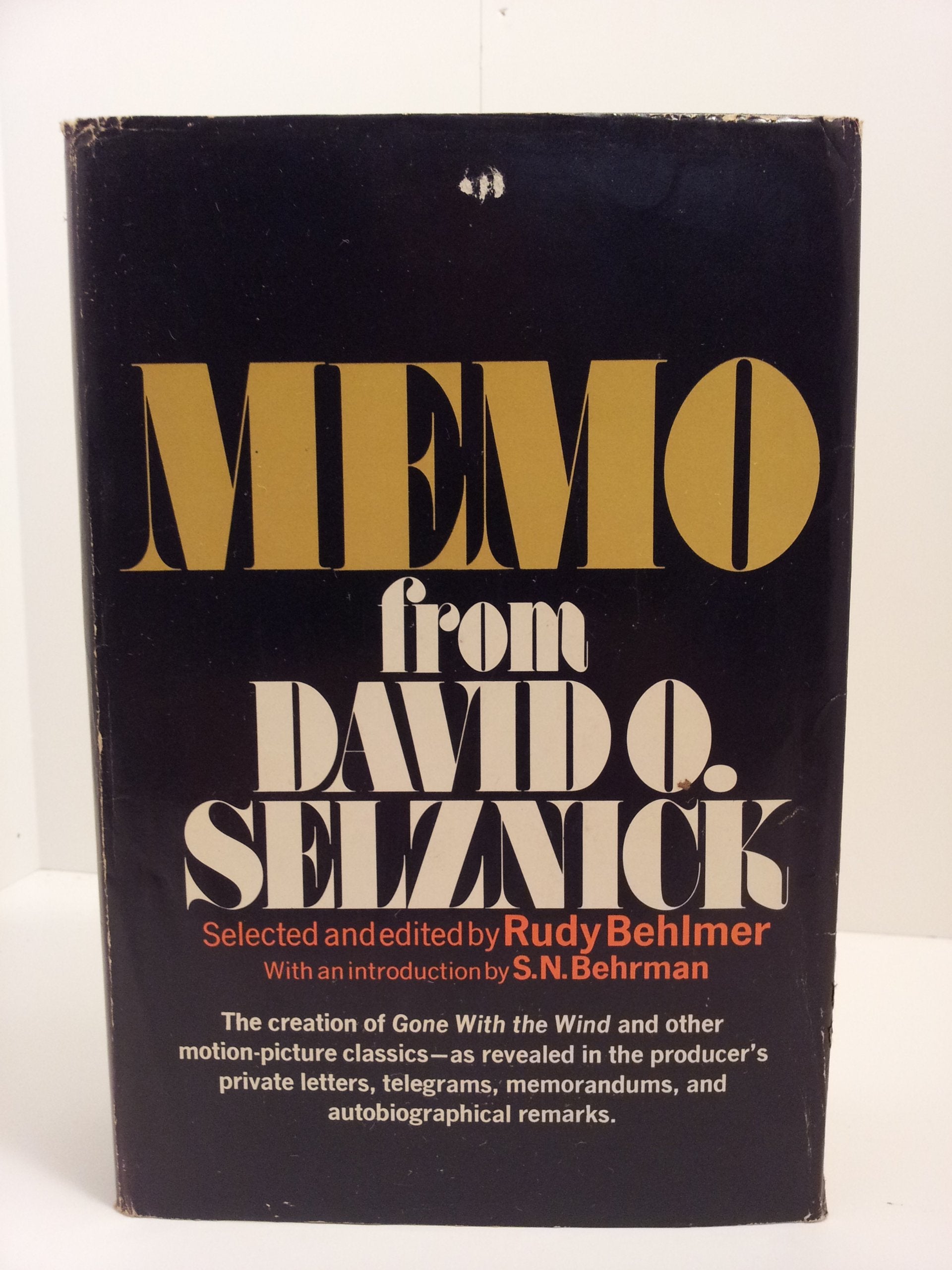 Memo From David O. Selznick,Used