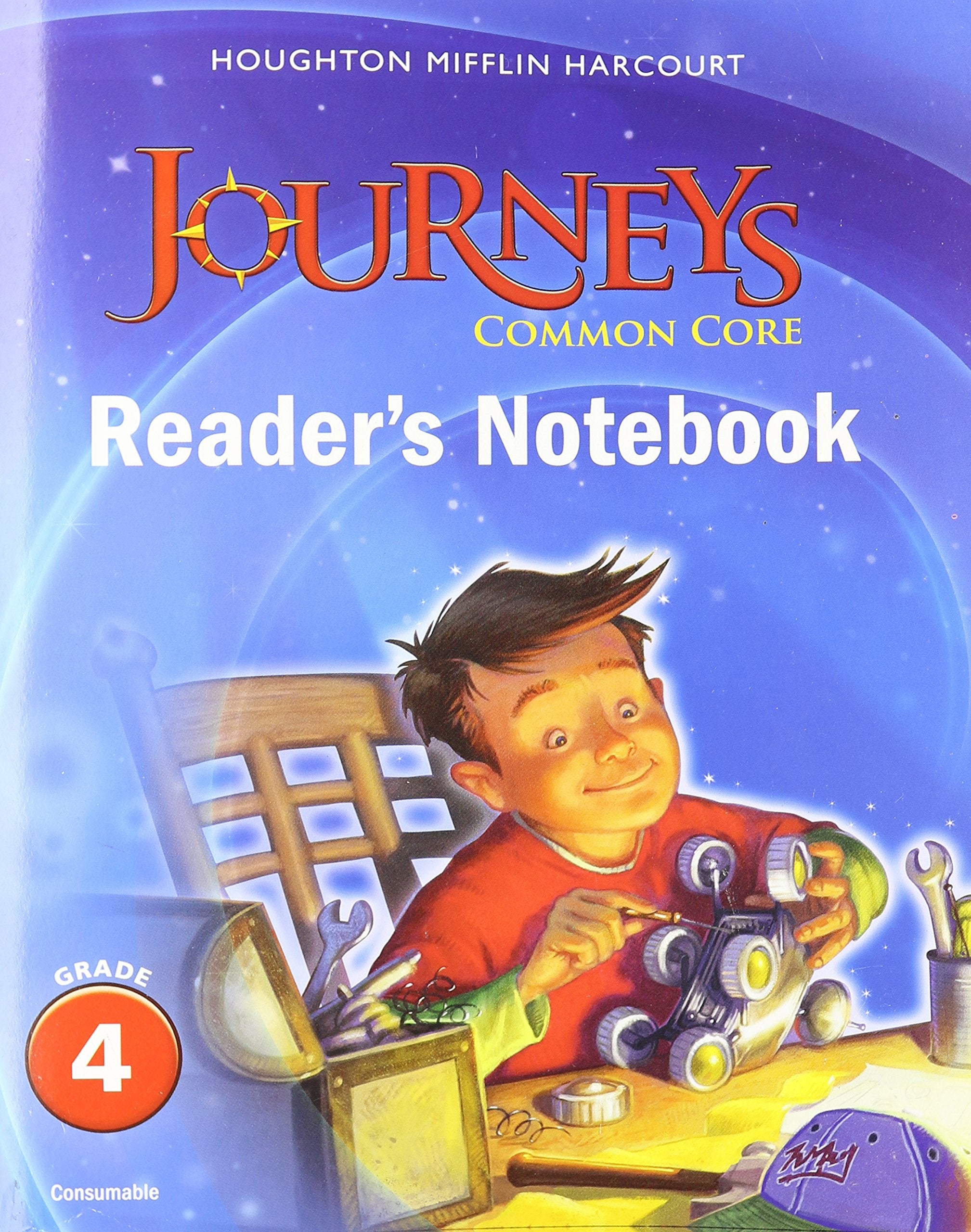 Common Core Reader's Notebook Consumable Grade 4 (Journeys),Used