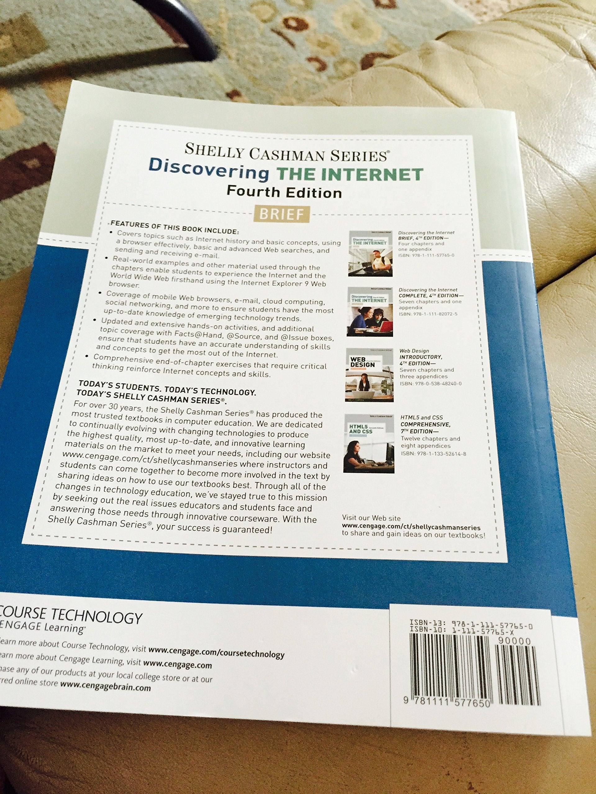 Discovering the Internet: Brief (Shelly Cashman Series),Used