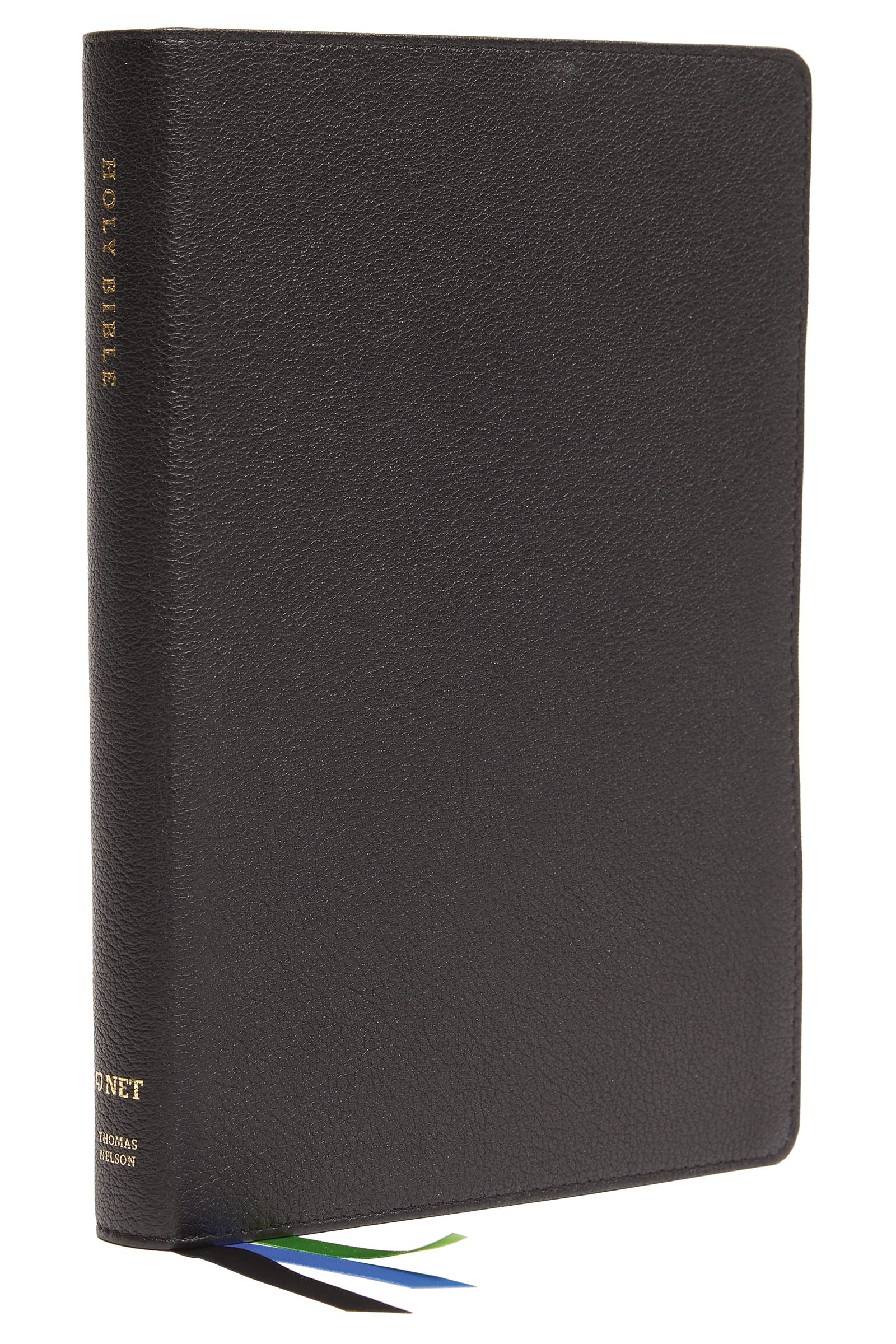 NET Bible, Thinline Large Print, Leathersoft, Black, Thumb Indexed, Comfort Print: Holy Bible,Used