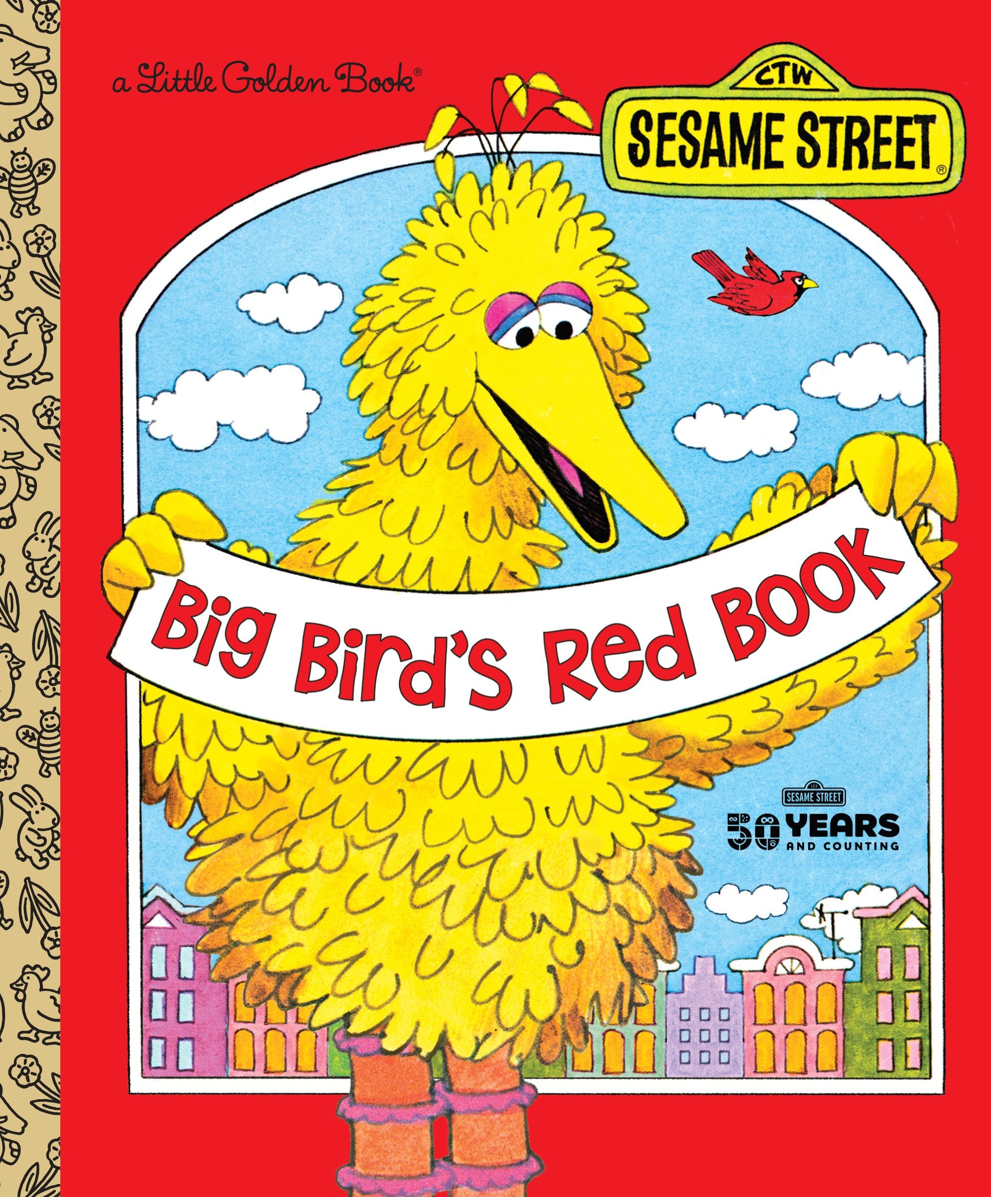 Big Bird's Red Book (Sesame Street) (Little Golden Book),New