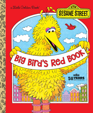 Big Bird's Red Book (Sesame Street) - Little Golden Book by Golden Books, Multicolor Children's Classic Storybook