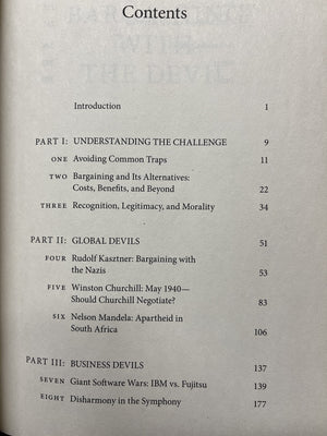 Bargaining with the Devil: When to Negotiate, When to Fight,New
