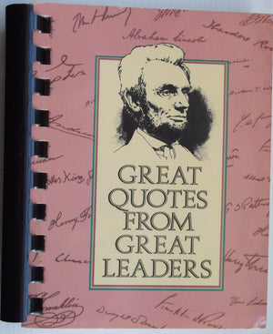 Great Quotes from Great Leaders,Used