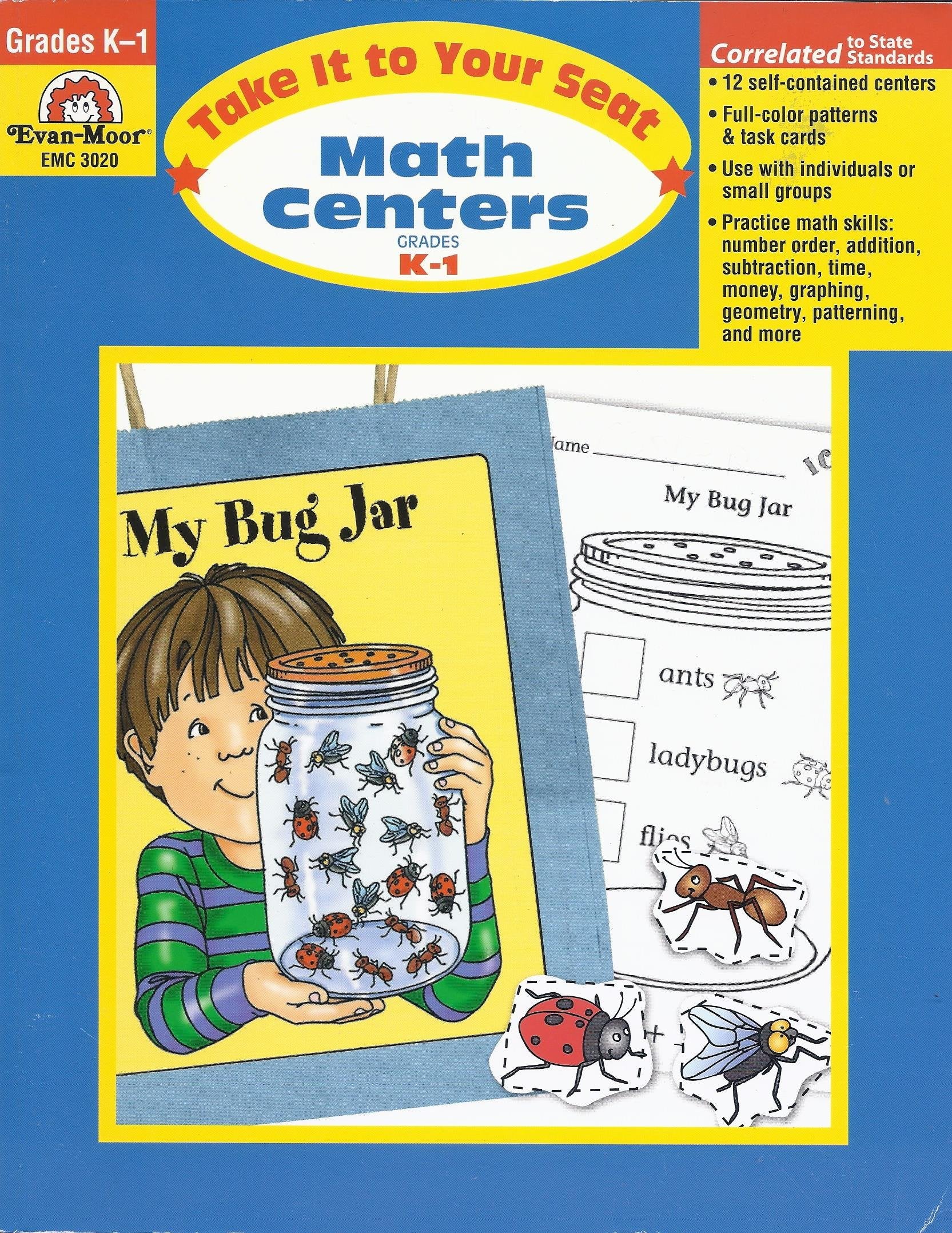 Take It to Your Seat Math Centers, Grades K1,New