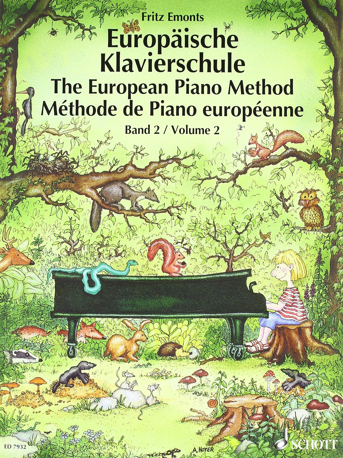 The European Piano Method  Volume 2: German/French/English,New