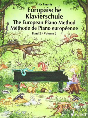 The European Piano Method  Volume 2: German/French/English,Used