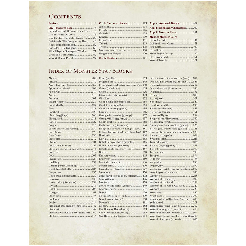 Volo'S Guide To Monsters (Dungeons & Dragons),Used