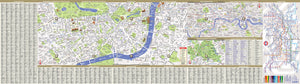 StreetSmart London Map by VanDam  City Center Street Map of London, England  Laminated folding pocket size city travel and Tub,Used