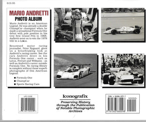 Mario Andretti Photo Album (World Champaion Driver Series),Used