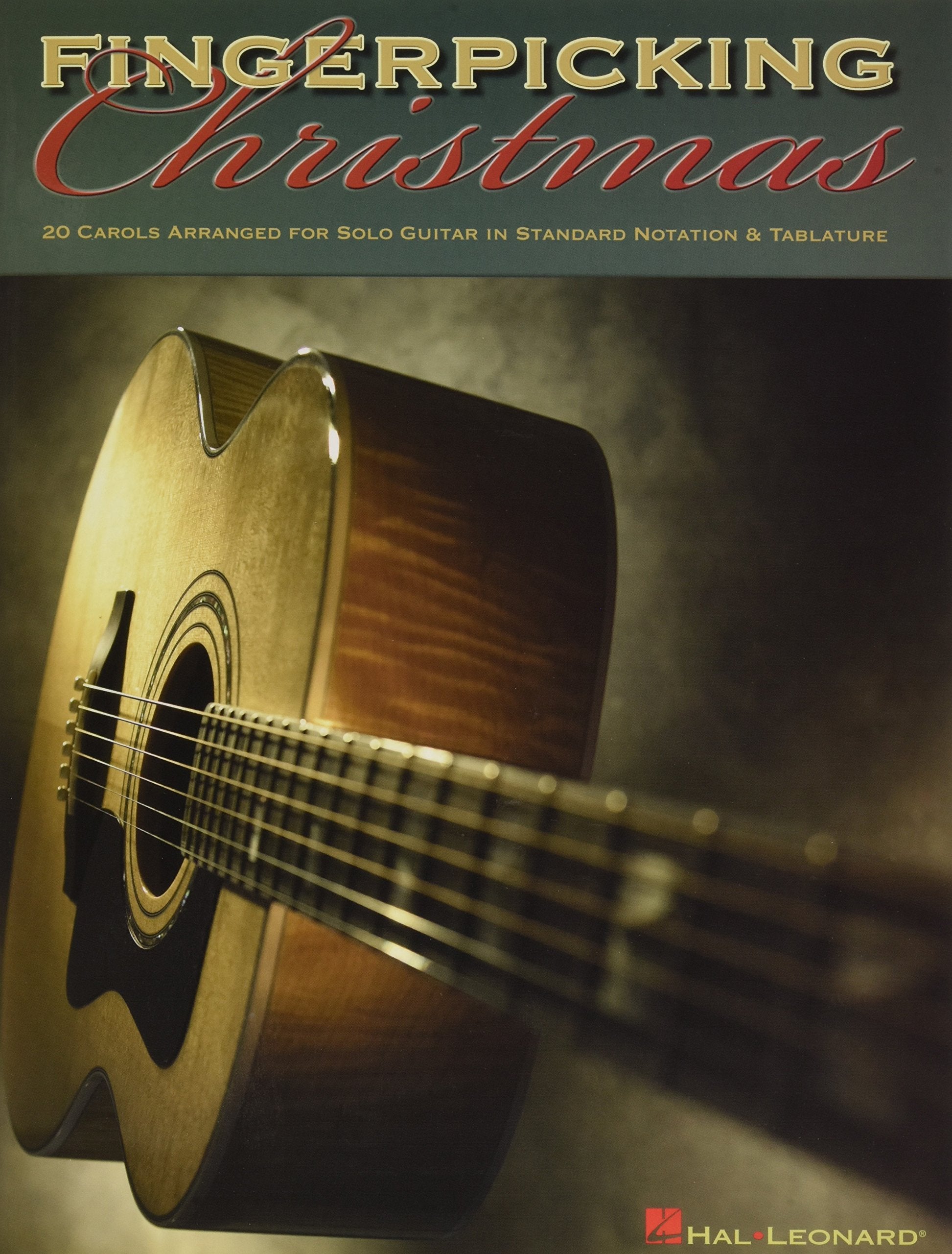 Fingerpicking Christmas: 20 Carols Arranged for Solo Guitar in Notes & Tablature,New