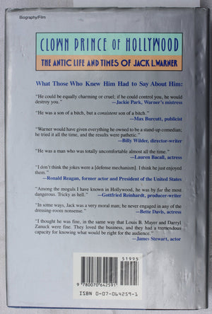 Clown Prince of Hollywood: The Antic Life and Times of Jack L. Warner,New