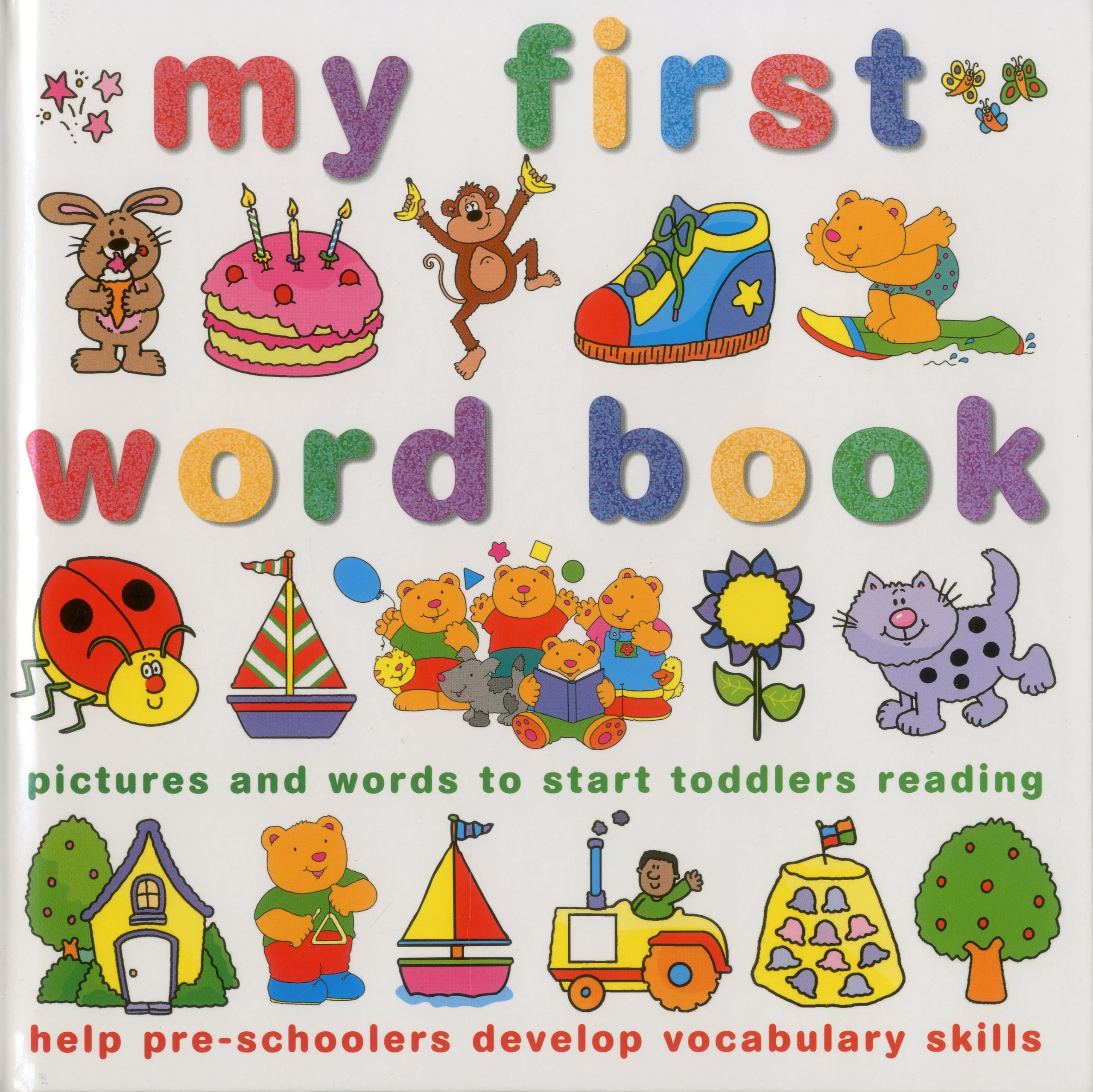 My First Word Book: Pictures and words to start toddlers reading and help preschoolers develop vocabulary skills,Used