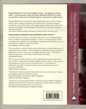 Dispatches from the Weimar Republic: Versailles and German Facism,New