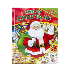 Merry Christmas with Santa Claus  First Look and Find  PI Kids,Used