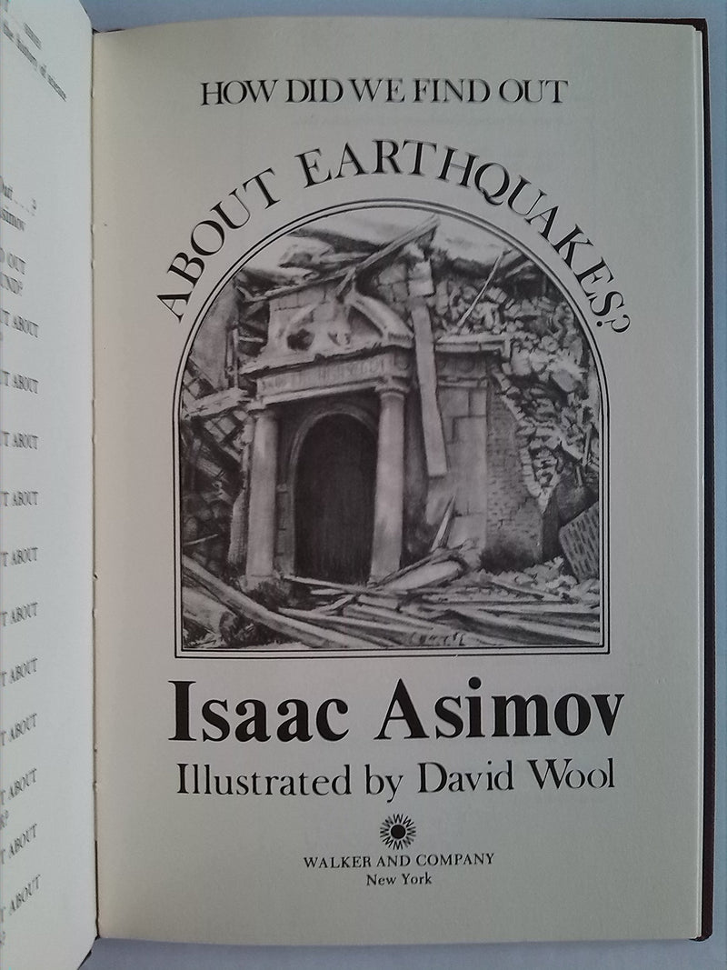 How did we find out about earthquakes? (How did we find out ... series),Used