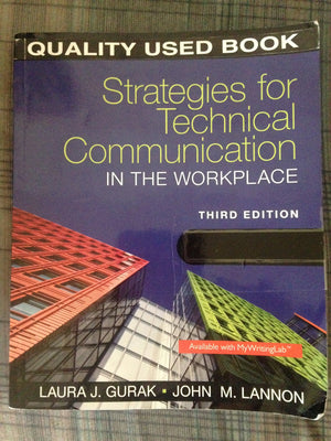 Strategies for Technical Communication in the Workplace (3rd Edition),New