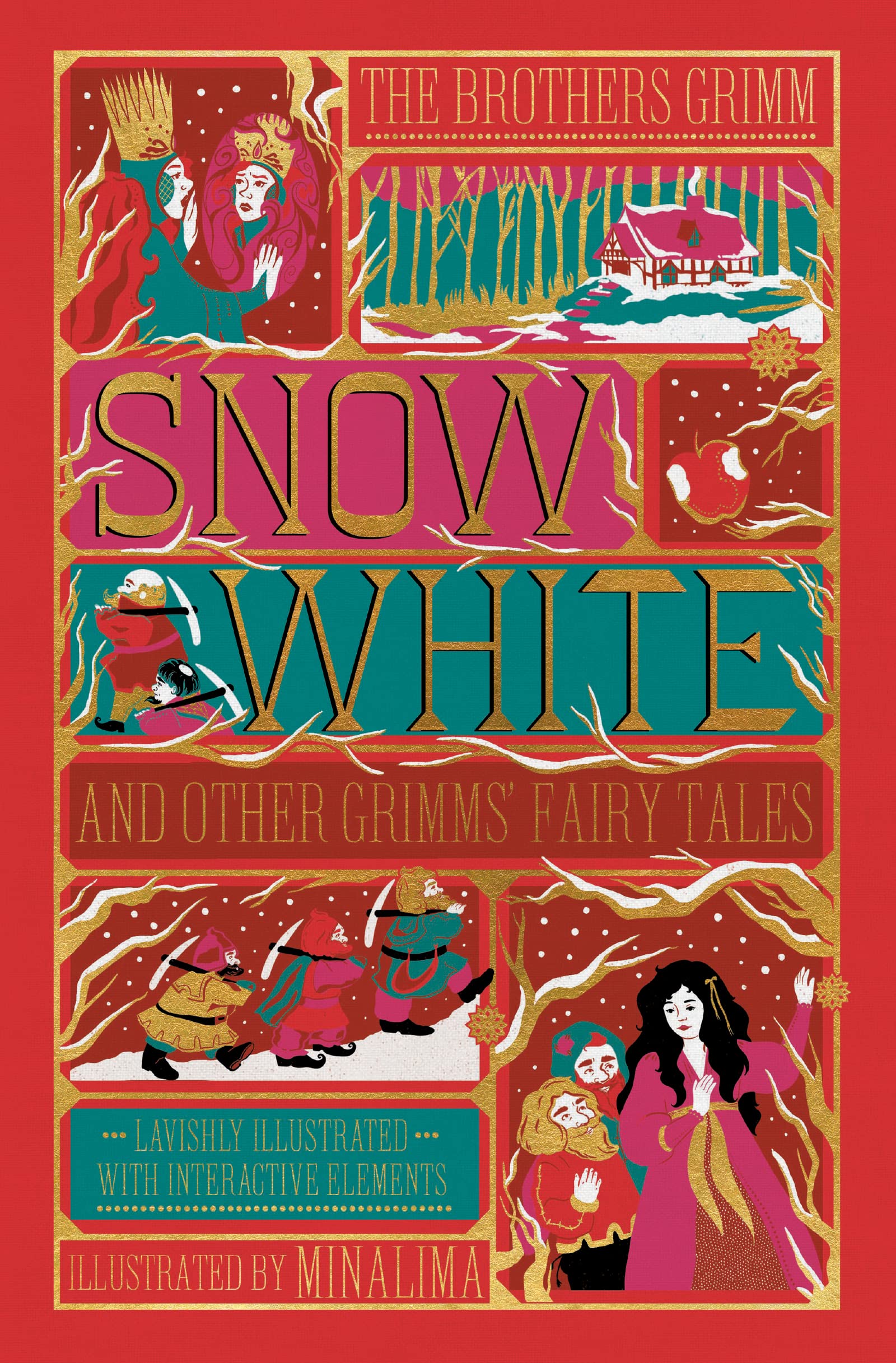 Snow White And Other Grimms' Fairy Tales (Minalima Edition): Illustrated With Interactive Elements-used