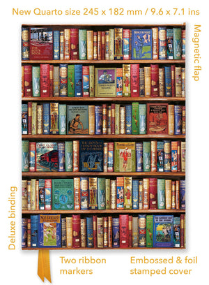 Bodleian Libraries: Hobbies & Pastimes Bookshelves (Foiled Quarto Journal) (Flame Tree Quarto Notebook),Used