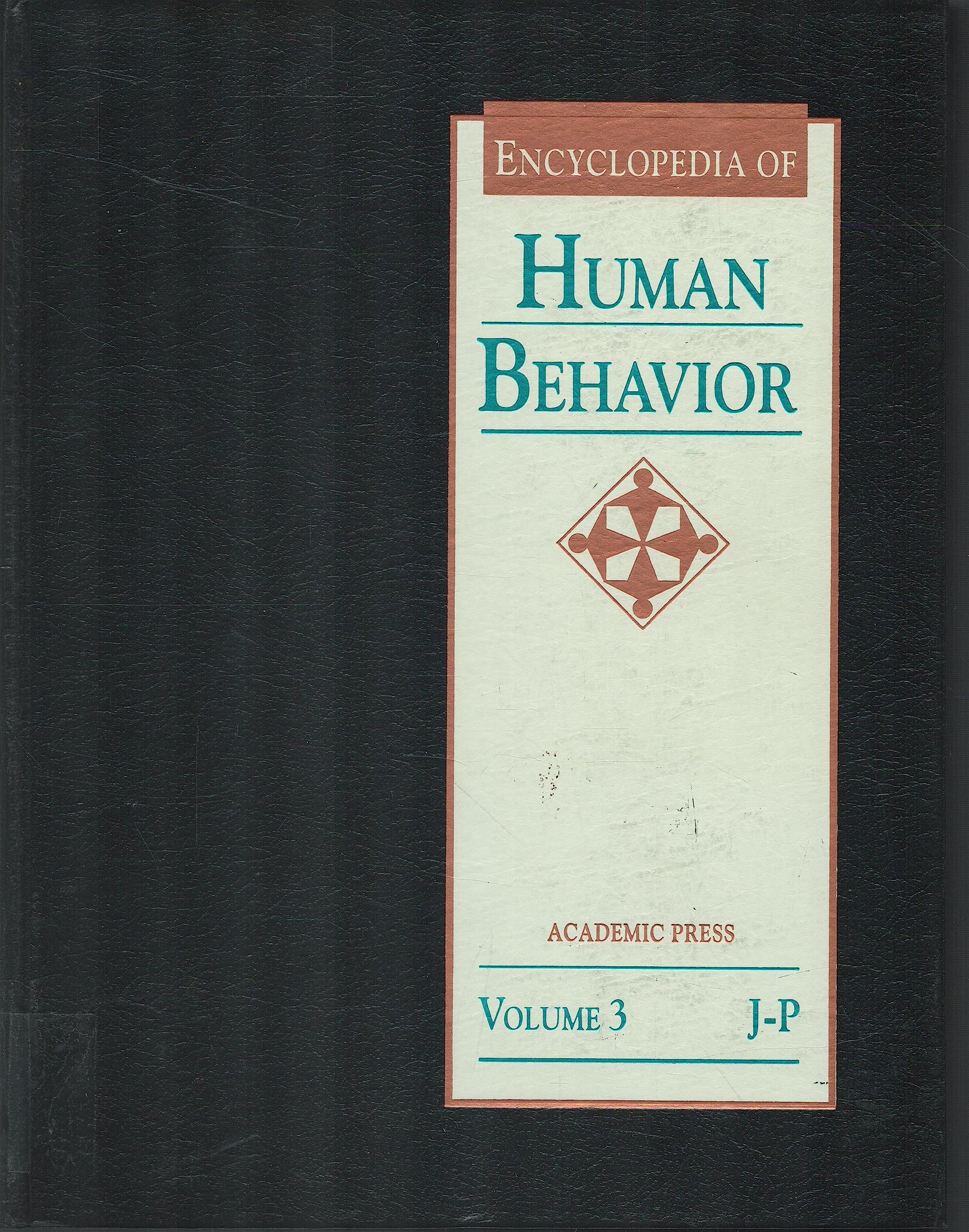 Encyclopedia of Human Behavior, FourVolume Set: 14,Used