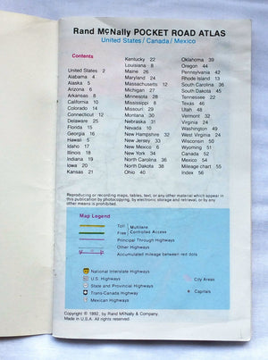 Pocket road atlasUnited States, Canada, Mexico,Used