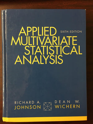 Applied Multivariate Statistical Analysis (6th Edition),Used