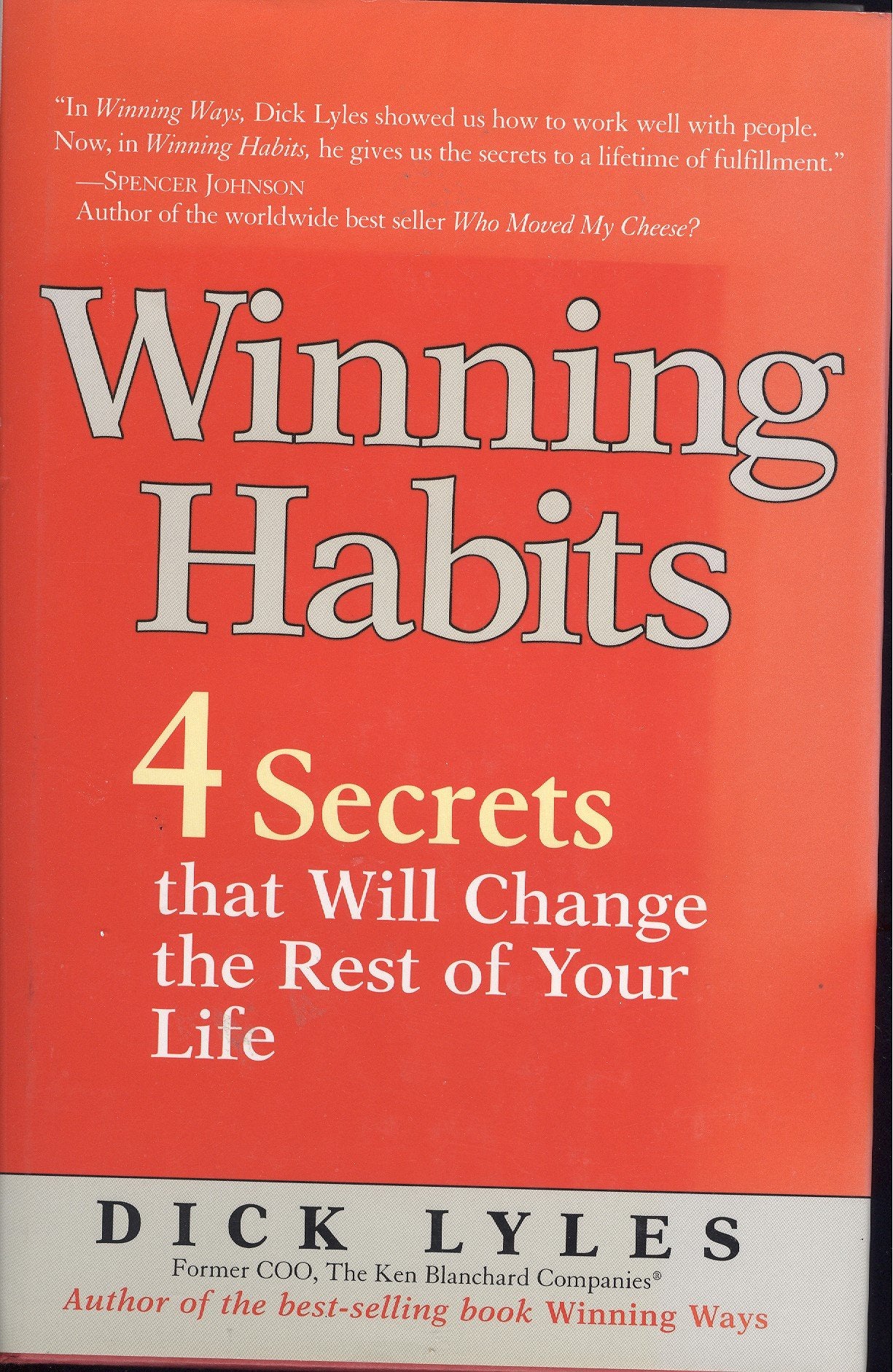 Winning Habits: 4 Secrets That Will Change the Rest of Your Life,Used