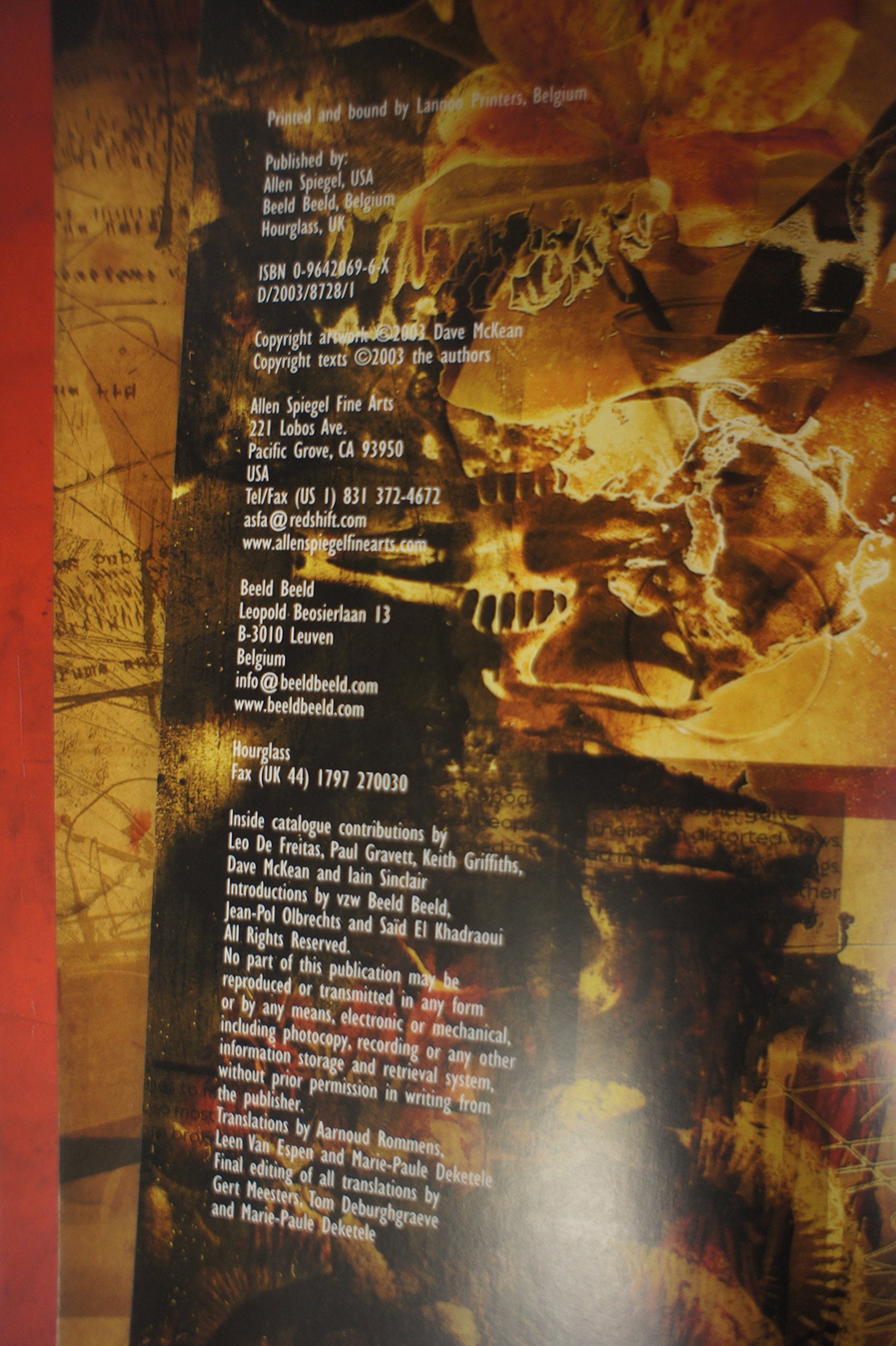 Dave McKean  Narcolepsy: Retrospective Tentoonstelling,Used