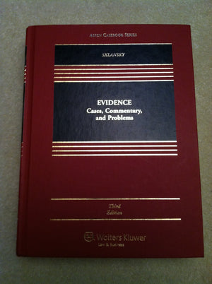 Evidence: Cases Commentary & Problems, Third Edition (Aspen Casebook Series),Used