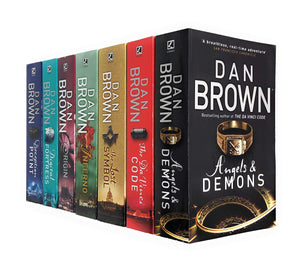 Robert Langdon Series Collection 7 Books Set By Dan Brown (Angels And Demons, The Da Vinci Code, The Lost Symbol, Inferno, Origi,New