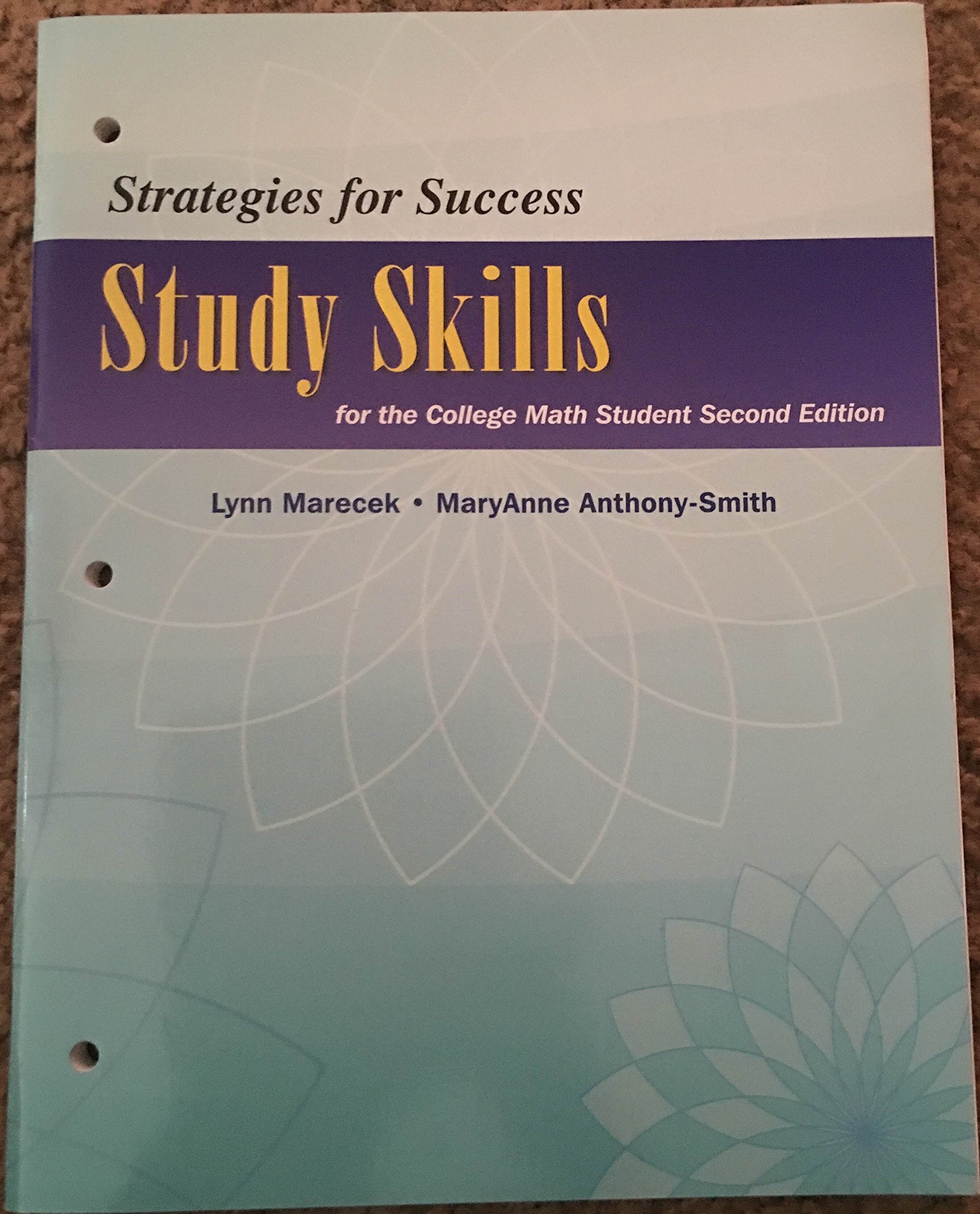 Strategies For Success: Study Skills for the College Math Student (Study Skills in Developmental Math),Used