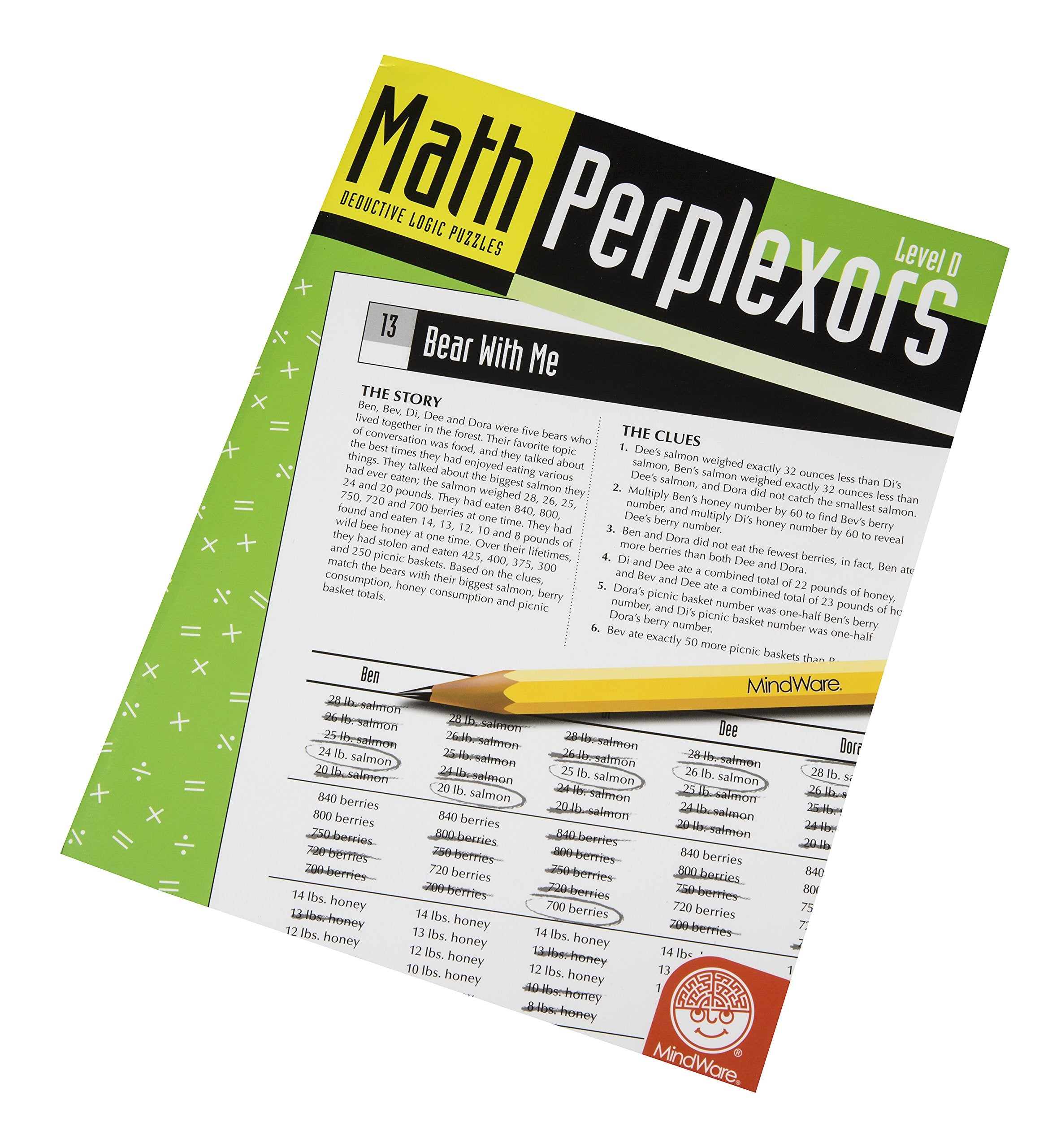 MindWare Math Perplexors: Level D,New