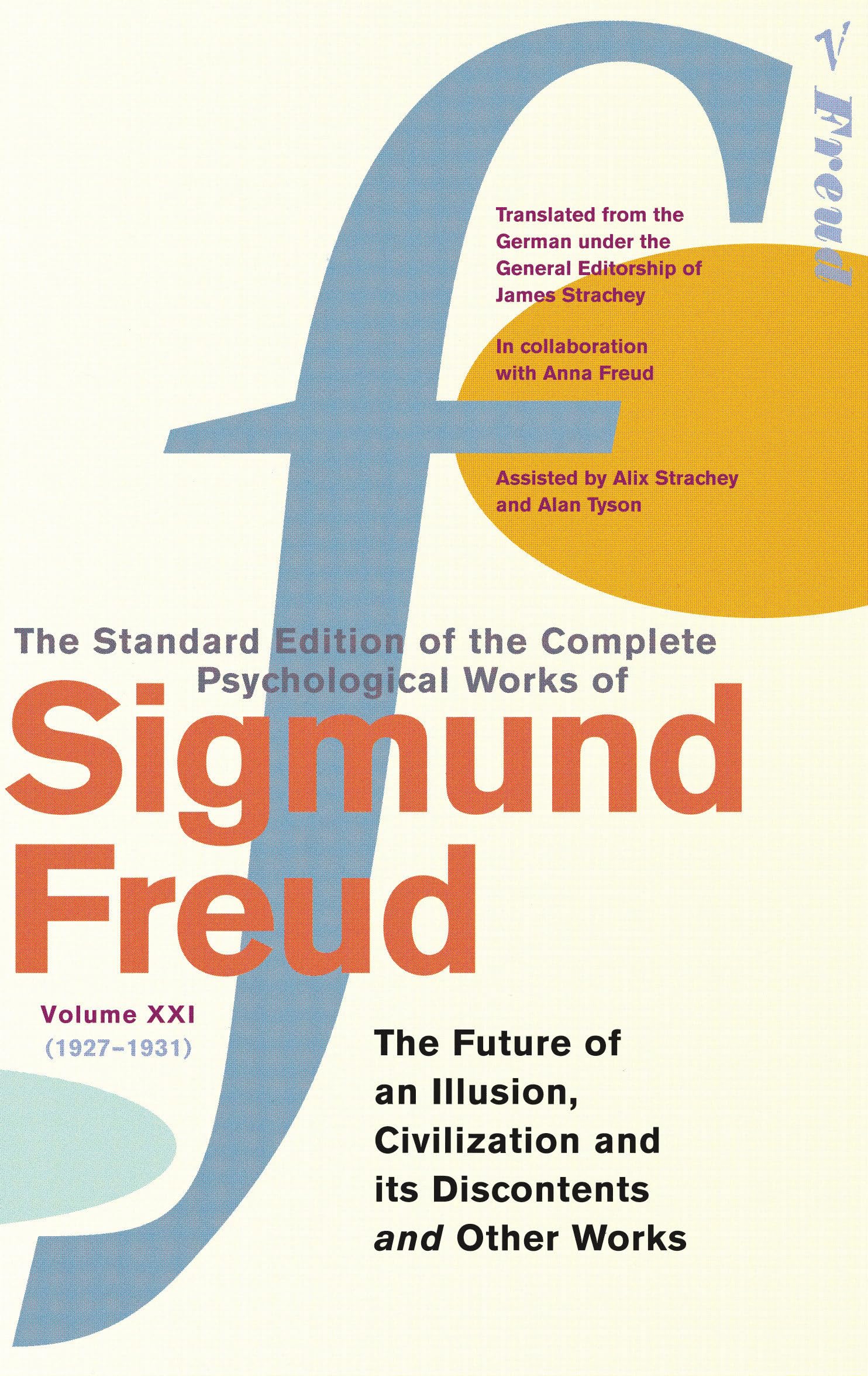 FREUD STANDARD EDN VOL 21 (The Complete Psychological Works of Sigmund Freud),Used