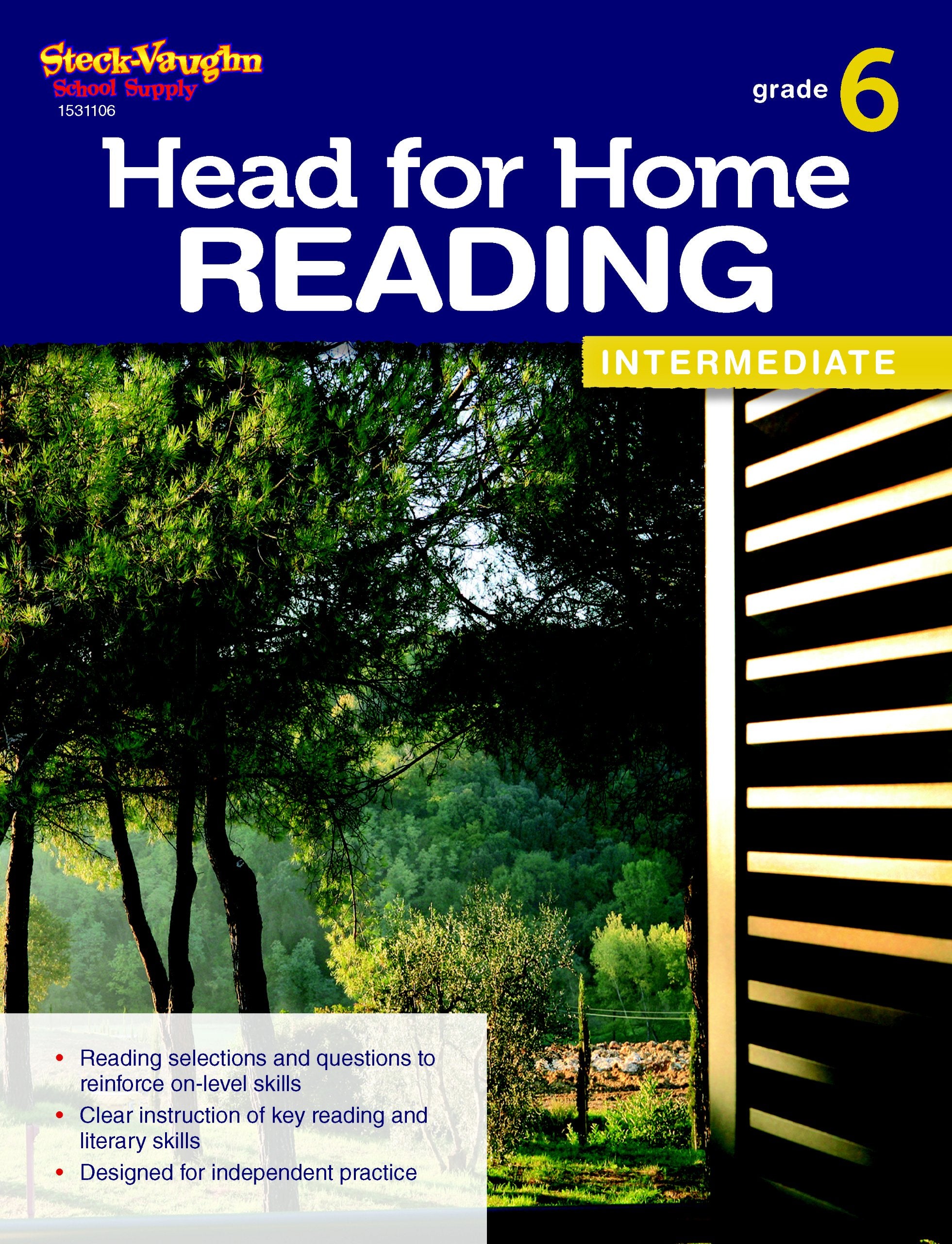 Head for Home Reading: Intermediate Workbook Grade 6,Used