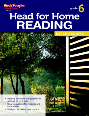 Head for Home Reading: Intermediate Workbook Grade 6,Used