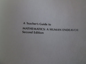 A Teacher's Guide to Mathematics: A Human Endeavor,Used