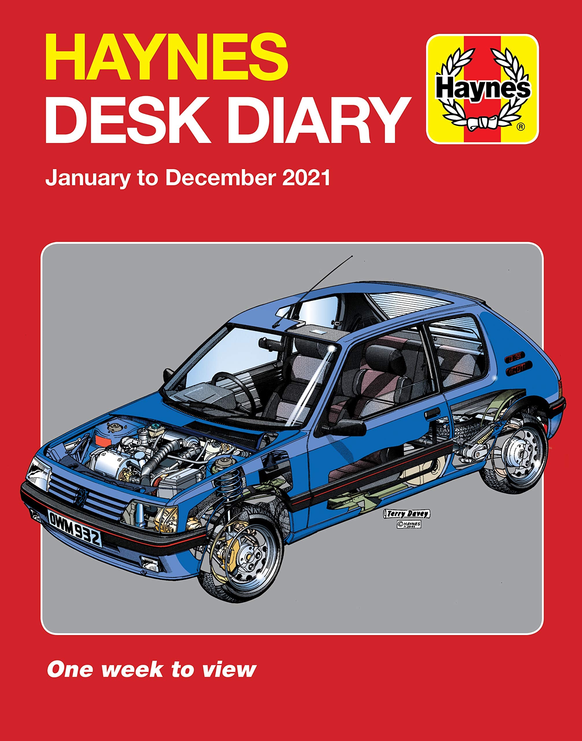 Haynes 2021 Desk Diary: January To December 2021  One Week To View