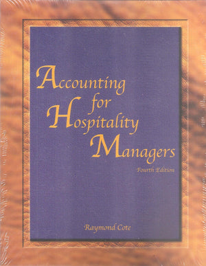 Accounting for Hospitality Managers,Used