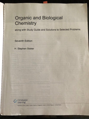 Organic and Biological Chemistry,Used