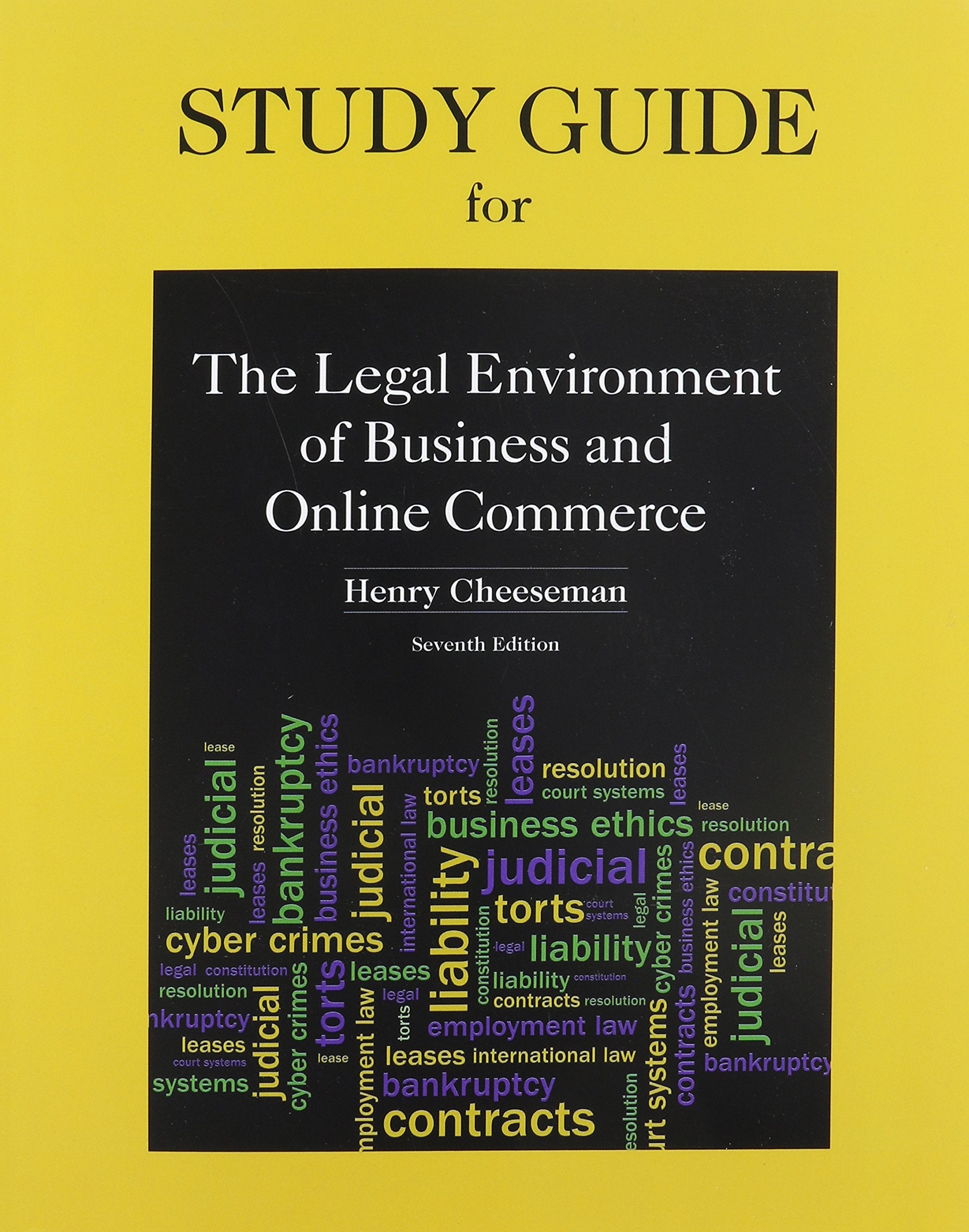 The Legal Environment of Business and Online Commerce,Used