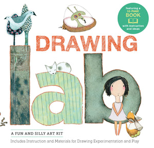 Drawing Lab Kit: A Fun And Silly Art Kit, Includes Instructions And Materials For Drawing Experimentation And Play Burst: Featur