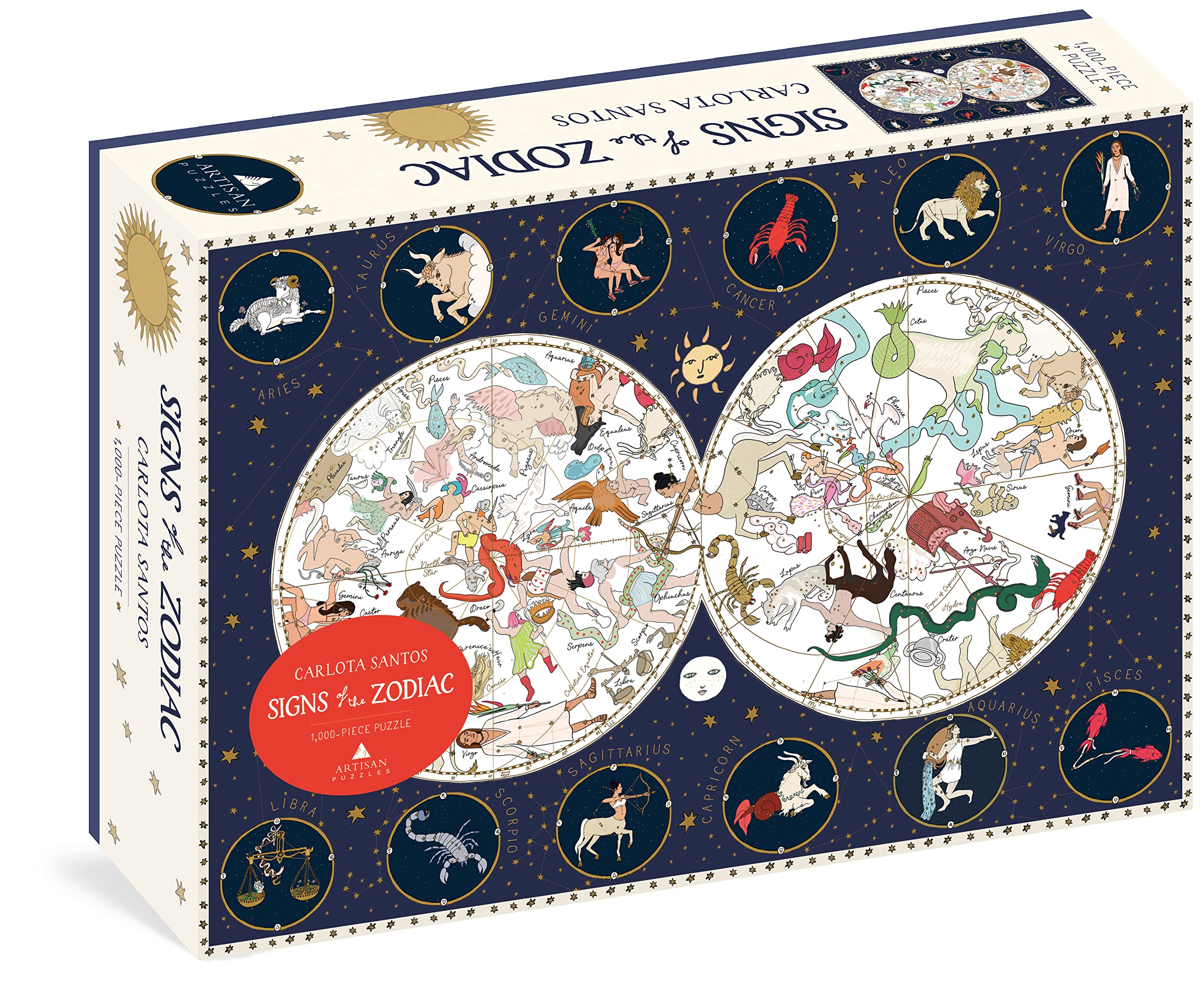 Signs Of The Zodiac 1,000Piece Puzzle,New